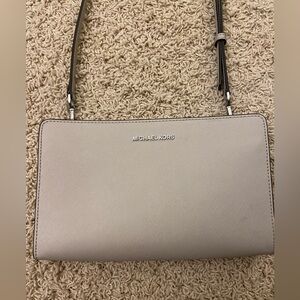 Michael Kors Gray Crossbody Bag with Sleek Design